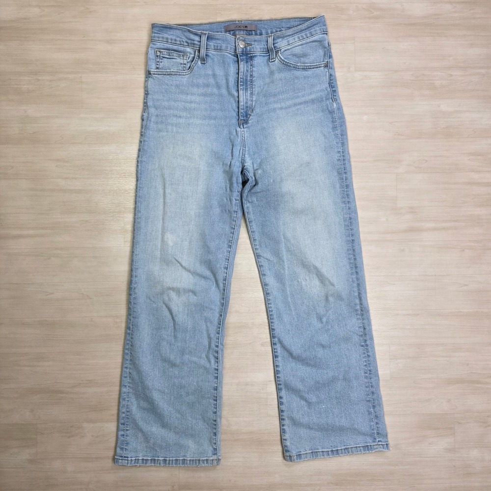Joes Jeans Womens High Rise Wide Leg Light Wash Denim Jeans Size 29